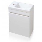 Тумба под раковину Style Line ElFante Compact 40 белый ЛС-00000248
