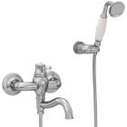 Смеситель для ванны Bennberg 13R0717 Chrome White Crystal