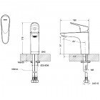 Смеситель для раковины Bravat Drop F14898C-RUS
