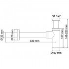 Сифон для раковины WasserKRAFT A070