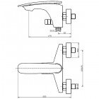 Смеситель для ванны WeltWasser Essen 603 WT