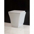 Унитаз приставной BelBagno Regina BB104CB+BB104SC безободковый