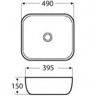 Раковина накладная BelBagno BB2143