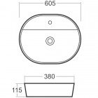 Раковина накладная BelBagno BB2203