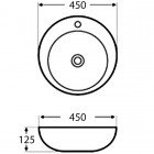 Раковина накладная BelBagno BB3096