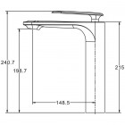 Смеситель для раковины BelBagno Gello GEL-LMC-CRM