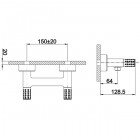 Смеситель для душа BelBagno Impulso IMP-ESDM-CRM