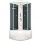 Душевая кабина Domani-Spa Delight 88 high прозрачная/чёрная DS01D88HBCl00