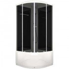 Душевая кабина Domani-Spa Delight 88 high тонированная/чёрная DS01D88HBT00