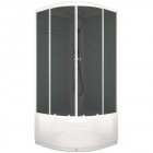 Душевая кабина Domani-Spa Delight 110 high тонированная/белая DS01D110HWT00