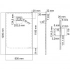 Поддон стеклокомпозитный WasserKRAFT Elbe 74T07
