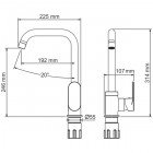 Смеситель для кухни WasserKRAFT Elbe A7407