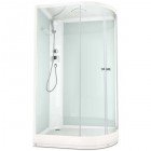 Душевая кабина Domani-Spa Delight 128 L прозрачная/белая DS01D128LLWCl00