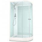 Душевая кабина Domani-Spa Delight 128 L матовая/белая DS01D128LLWM00