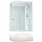 Душевая кабина Domani-Spa Delight 128 high R матовая/белая DS01D128RHWM00