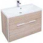 Тумба с раковиной Aquanet Августа 90 дуб сонома 00210031 + 00204119