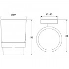 Стакан настенный Iddis Edifice EDIMBG1i45