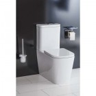 Унитаз BelBagno Albano BB120CPR+BB120T+BB120SC безободковый
