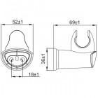 Держатель ручного душа Iddis 030CP00i53