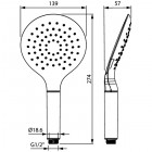 Ручной душ Iddis Calipso CAL3F00i18