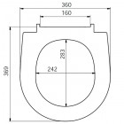 Крышка-сиденье для унитаза Iddis 142PPS0i31