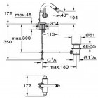 Смеситель для биде Grohe Atrio 32301000