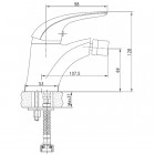 Смеситель для биде Aquanet Cobra SD90364 00187203