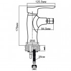 Смеситель для биде Aquanet Elements SD20064 00189184