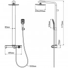 Душевая система Aquanet SF2060CS-S 00195678
