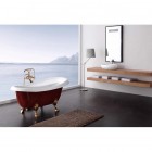 Ванна акриловая BelBagno BB04-ROS