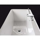 Ванна акриловая BelBagno BB19-NERO-BIA