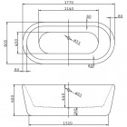 Ванна акриловая BelBagno BB29