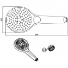 Ручной душ Villeroy & Boch Embrace Plus TVS1084130161