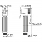 Гигиенический душ WasserKRAFT A139