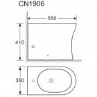 Биде Ceramica Nova Star CN1906