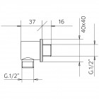 Шланговое подключение Palazzani Track 9926M238