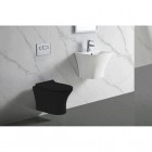 Унитаз подвесной Cerutti Bernina aria Matt black 2617E безободковый