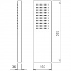 Верхний душ Palazzani Young 9926H410