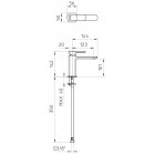 Смеситель для раковины Palazzani Mis 56308436