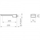 Излив Palazzani Mis 9921E710