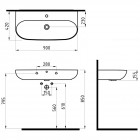 Раковина накладная Bien Vokha MDLS09001FD1B7000
