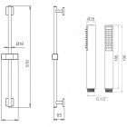 Душевой гарнитур Palazzani Idrotech 9920B410G