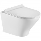Унитаз подвесной Esbano Aster white безободковый