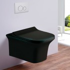 Унитаз подвесной Esbano Azul matt black безободковый