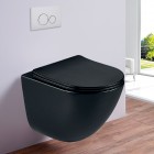 Унитаз подвесной Esbano Lotus matt black безободковый