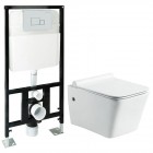 Инсталляция SantiLine SL-01 + унитаз SantiLine SL-5004 с сиденьем