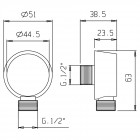Шланговое подключение Palazzani Wild 99101210