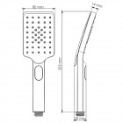 Ручной душ WasserKRAFT Aisch A201