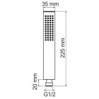 Ручной душ WasserKRAFT Glan A209
