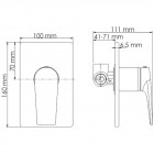Смеситель для душа встраиваемый WasserKRAFT Glan 6651
